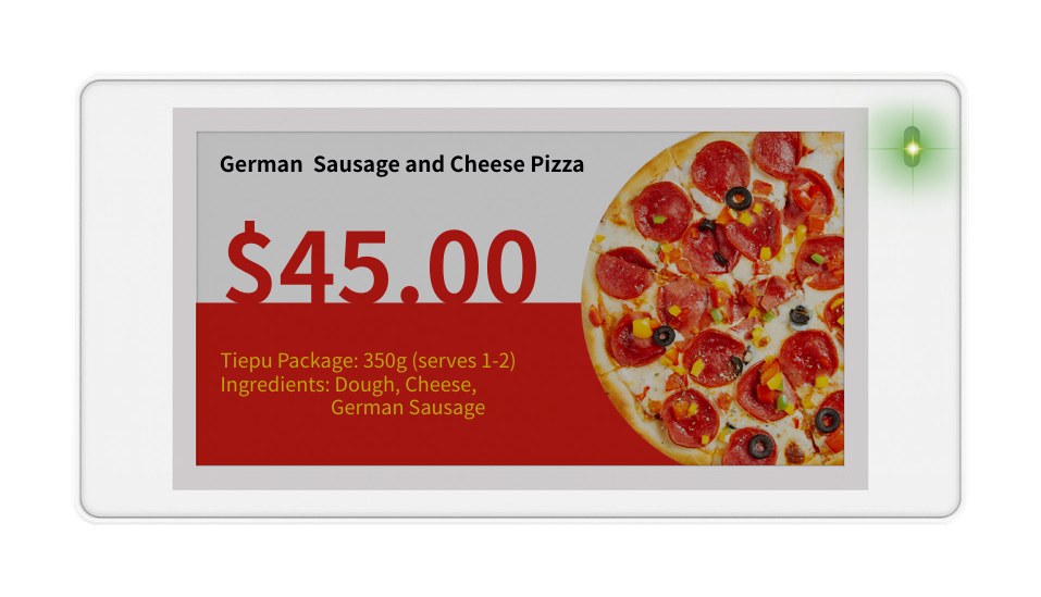 2.67-inch electronic shelf label