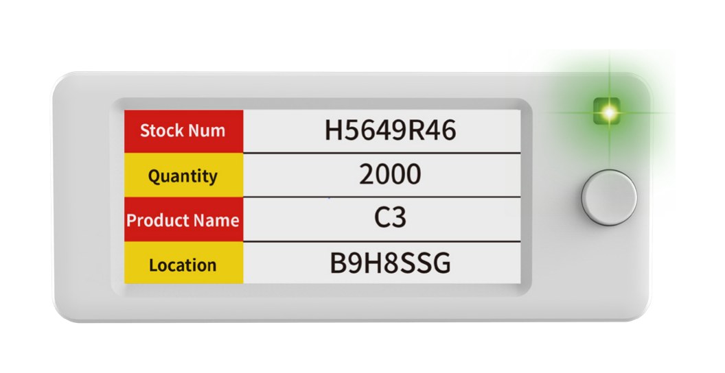 2.9-inch electronic shelf label